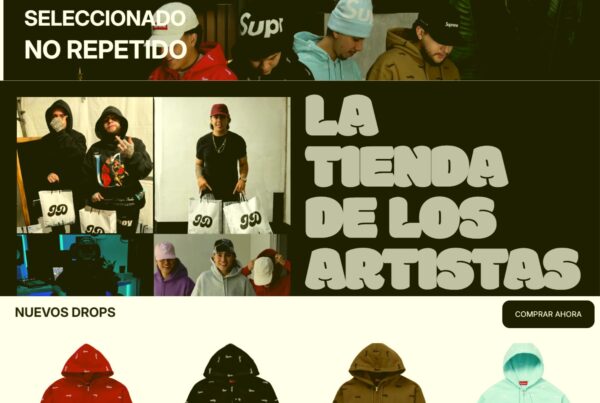 Diseño de interfaz UX/UI desarrollado por diseñador gráfico en Medellín