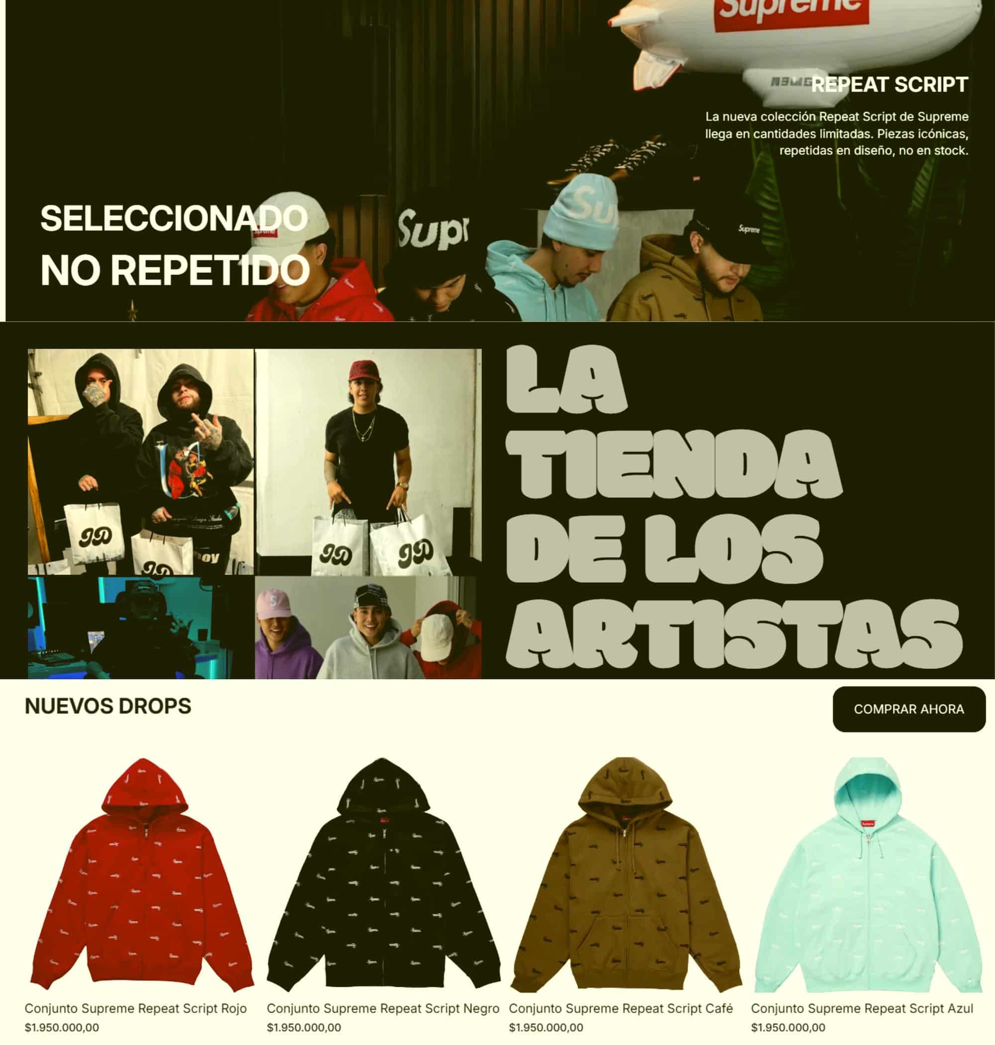 Diseño de interfaz UX/UI desarrollado por diseñador gráfico en Medellín